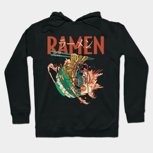 A Great Lobster Ramen with Wave off Kanagawa Soup Hoodie